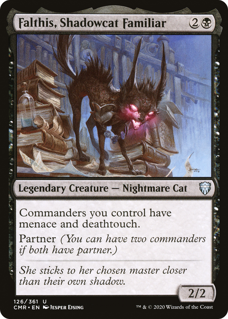 Image of Falthis, Shadowcat Familiar [Commander Legends]