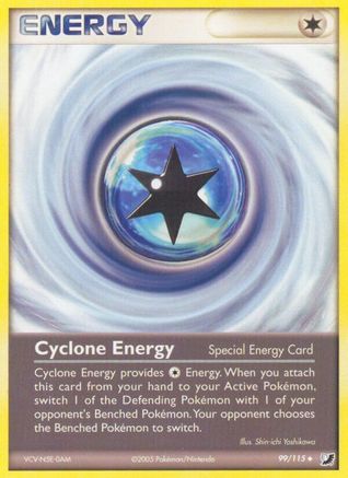 Image of Cyclone Energy (99/115) (Stamped) [EX: Unseen Forces]