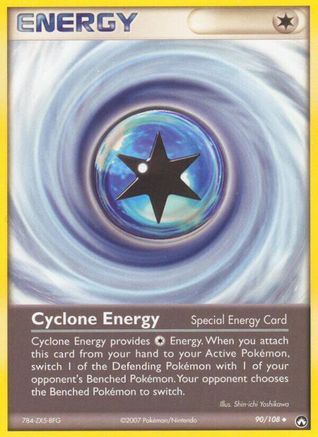 Image of Cyclone Energy (90/108) (Stamped) [EX: Power Keepers]