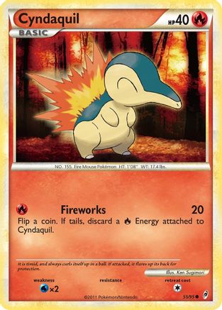 Image of Cyndaquil (55/95) [HeartGold & SoulSilver: Call of Legends]