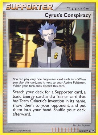 Image of Cyrus's Conspiracy (105/127) [Platinum: Base Set]