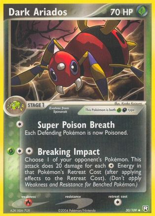 Image of Dark Ariados (30/109) (Stamped) [EX: Team Rocket Returns]
