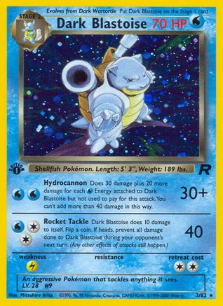 Image of Dark Blastoise (3/82) [Team Rocket 1st Edition]