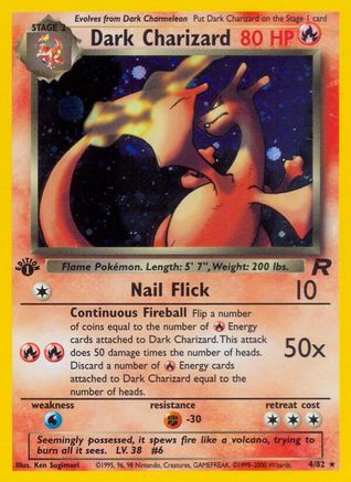 Image of Dark Charizard (4/82) [Team Rocket 1st Edition]