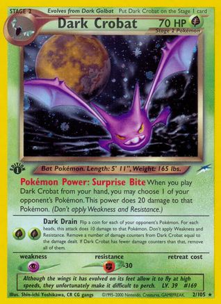 Image of Dark Crobat (2/105) [Neo Destiny 1st Edition]