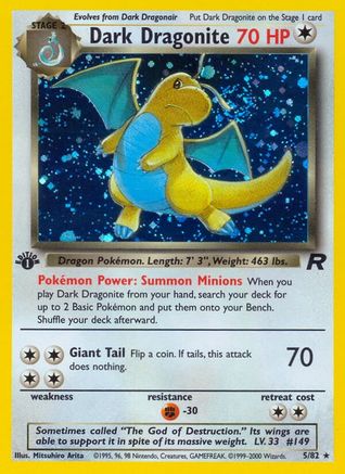 Image of Dark Dragonite (5/82) [Team Rocket 1st Edition]