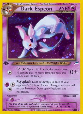 Image of Dark Espeon (4/105) [Neo Destiny 1st Edition]