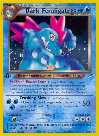 Image of Dark Feraligatr (5/105) [Neo Destiny 1st Edition]