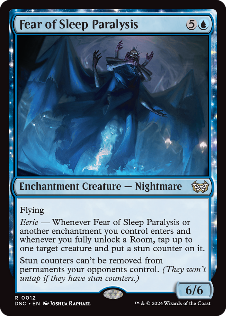 Image of Fear of Sleep Paralysis [Duskmourn: House of Horror Commander]