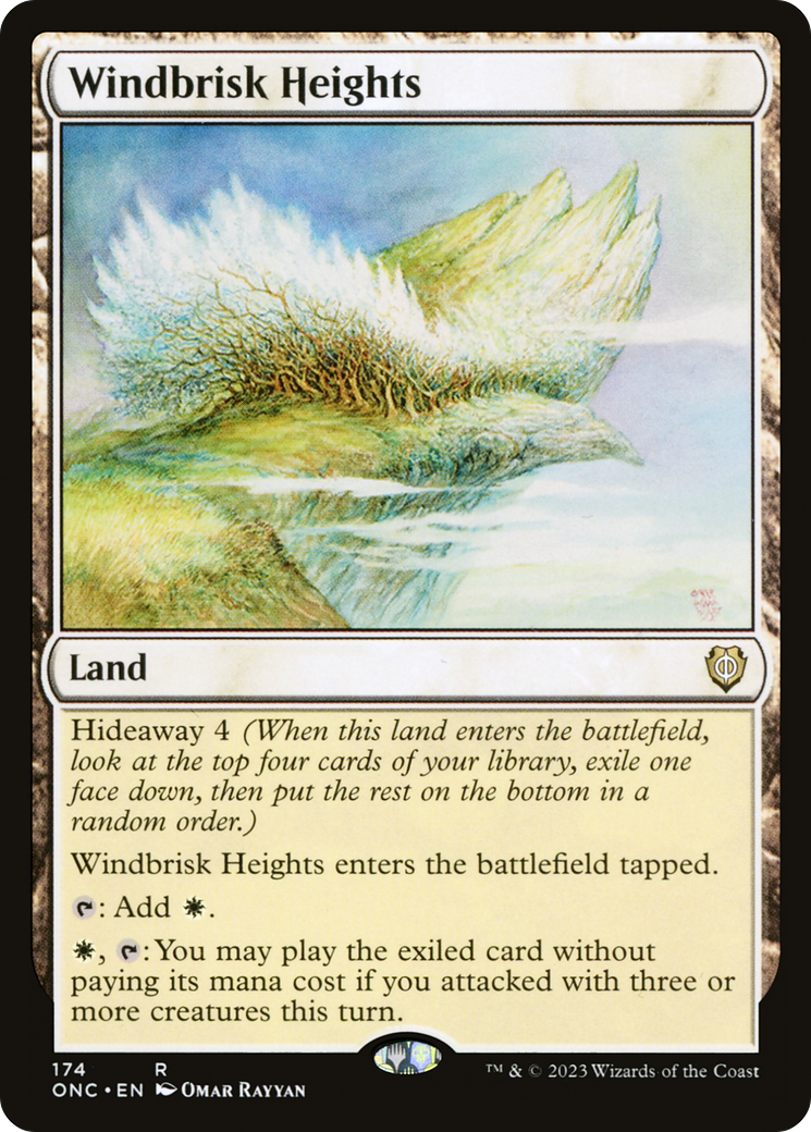 Image of Windbrisk Heights [Phyrexia: All Will Be One Commander]