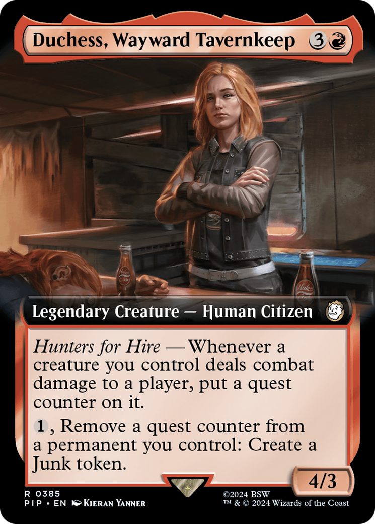 Image of Duchess, Wayward Tavernkeep (Extended Art) [Fallout]