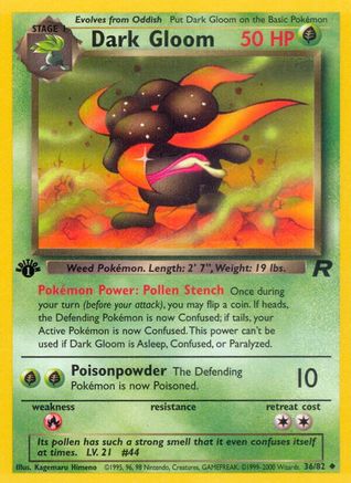 Image of Dark Gloom (36/82) [Team Rocket 1st Edition]