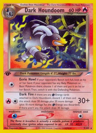 Image of Dark Houndoom (7/105) [Neo Destiny 1st Edition]