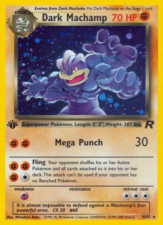 Image of Dark Machamp (10/82) [Team Rocket 1st Edition]
