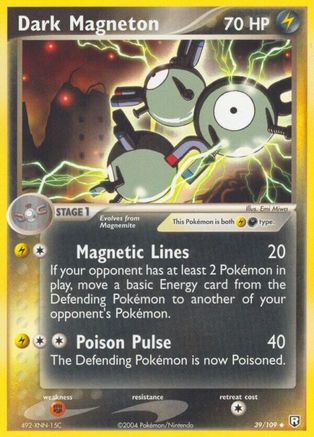 Image of Dark Magneton (39/109) (Stamped) [EX: Team Rocket Returns]