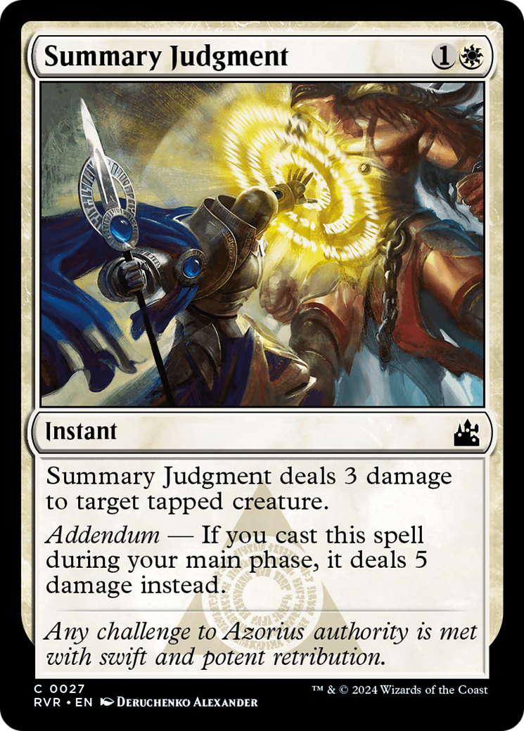 Image of Summary Judgment [Ravnica Remastered]
