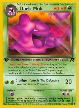 Image of Dark Muk (41/82) [Team Rocket 1st Edition]