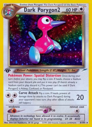 Image of Dark Porygon2 (8/105) [Neo Destiny 1st Edition]