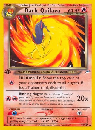 Image of Dark Quilava (39/105) [Neo Destiny 1st Edition]