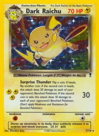 Image of Dark Raichu (7/110) [Legendary Collection]