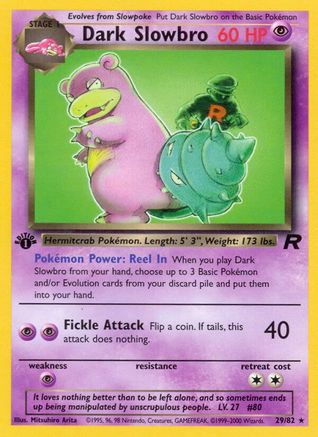 Image of Dark Slowbro (29/82) [Team Rocket 1st Edition]