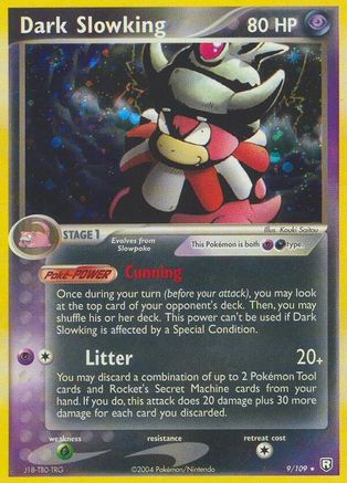 Image of Dark Slowking (9/109) (Stamped) [EX: Team Rocket Returns]