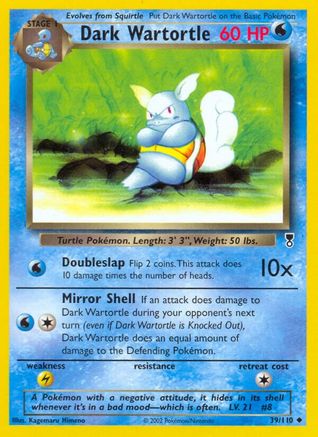 Image of Dark Wartortle (39/110) [Legendary Collection]