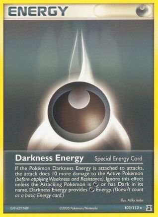 Image of Darkness Energy (103/113) (Stamped) [EX: Delta Species]