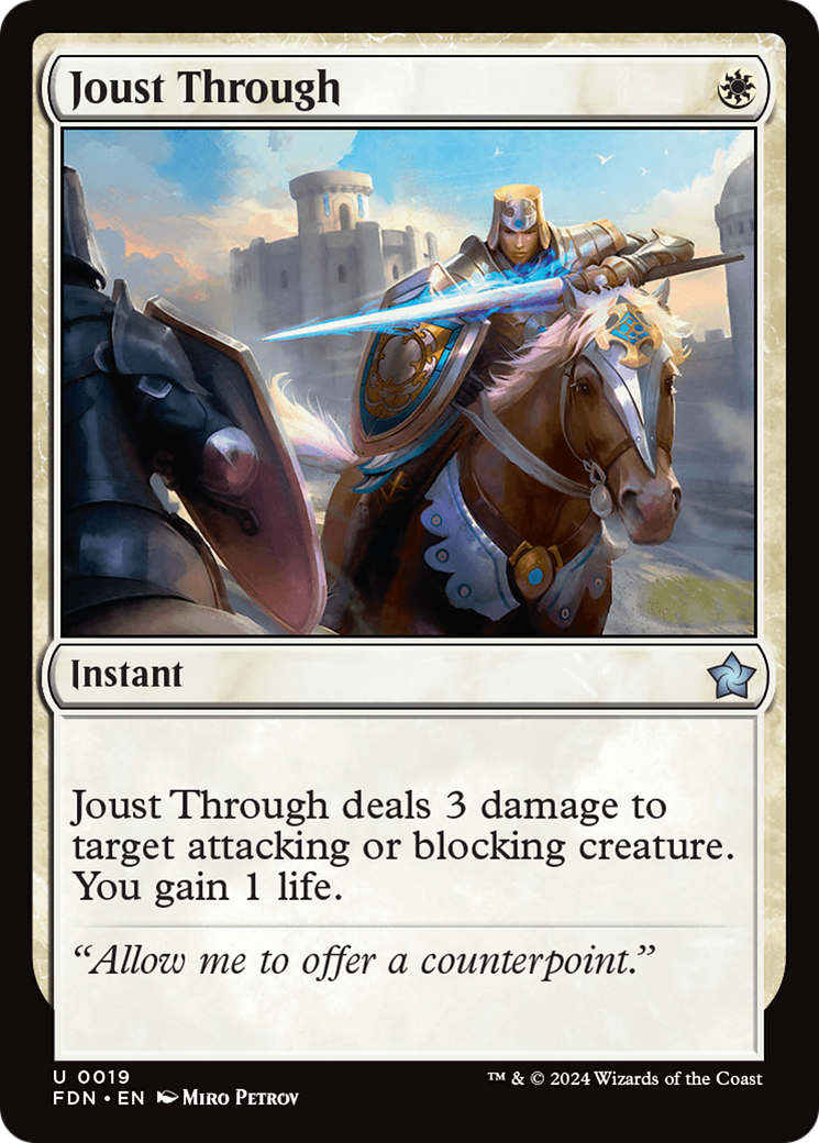 Image of Joust Through [Foundations]