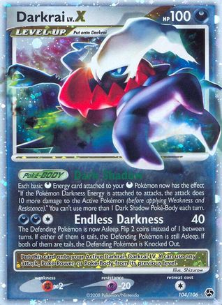 Image of Darkrai LV.X (104/106) [Diamond & Pearl: Great Encounters]