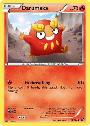 Image of Darumaka (23/114) [Black & White: Base Set]