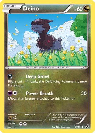 Image of Deino (97/113) [Black & White: Legendary Treasures]