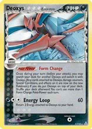 Image of Deoxys (3/110) (Delta Species) (Stamped) [EX: Holon Phantoms]