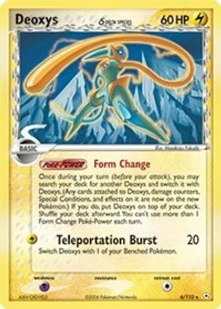 Image of Deoxys (6/110) (Delta Species) (Stamped) [EX: Holon Phantoms]