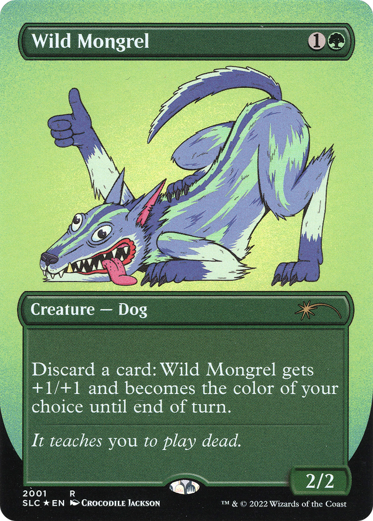 Image of Wild Mongrel (Borderless) [Secret Lair Countdown Kit]