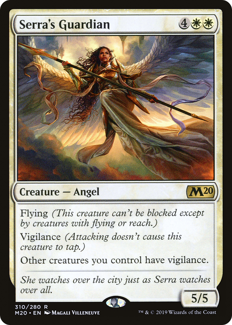 Image of Serra's Guardian [Core Set 2020]