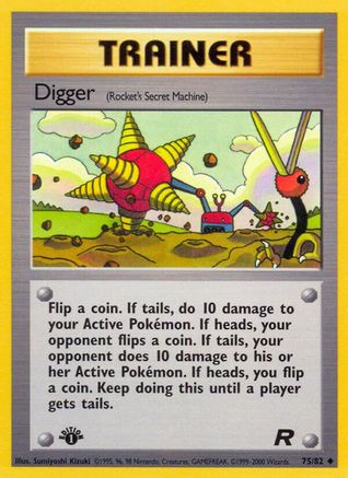 Image of Digger (75/82) [Team Rocket 1st Edition]