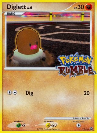 Image of Diglett (11/16) [Pokémon Rumble]