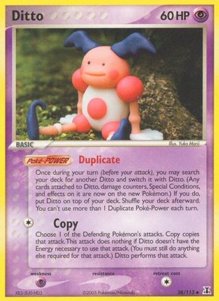 Image of Ditto (38/113) (Stamped) [EX: Delta Species]