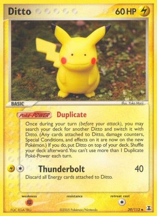 Image of Ditto (39/113) (Stamped) [EX: Delta Species]
