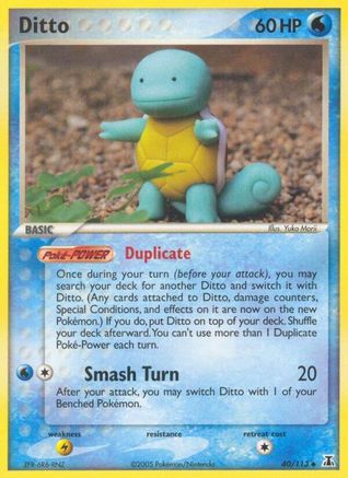 Image of Ditto (40/113) (Stamped) [EX: Delta Species]
