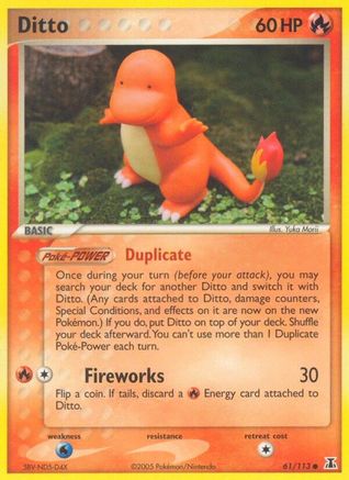Image of Ditto (61/113) (Stamped) [EX: Delta Species]