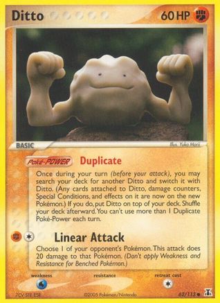 Image of Ditto (62/113) (Stamped) [EX: Delta Species]