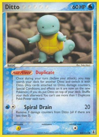 Image of Ditto (64/113) (Stamped) [EX: Delta Species]