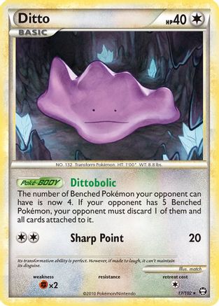 Image of Ditto (17/102) [HeartGold & SoulSilver: Triumphant]