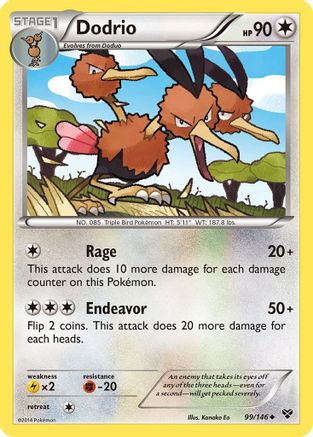 Image of Dodrio (99/146) [XY: Base Set]