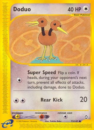 Image of Doduo (73/147) [Aquapolis]