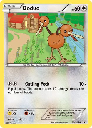 Image of Doduo (99/135) [Black & White: Plasma Storm]