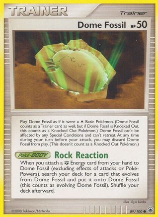 Image of Dome Fossil (89/100) [Diamond & Pearl: Majestic Dawn]