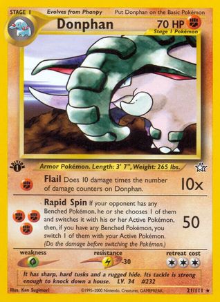 Image of Donphan (21/111) [Neo Genesis 1st Edition]